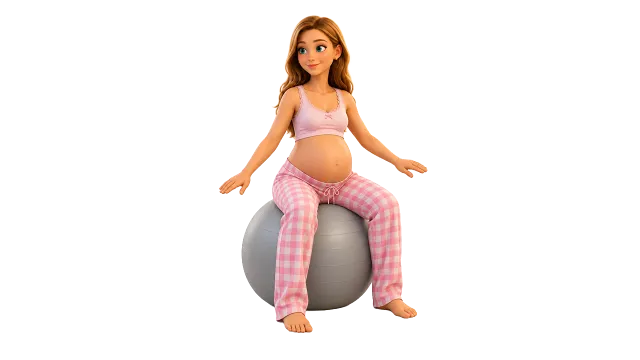 Circles on a birth ball